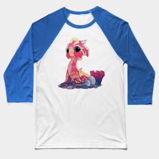 Peachy Baby Sea Serpent Baseball T-Shirt